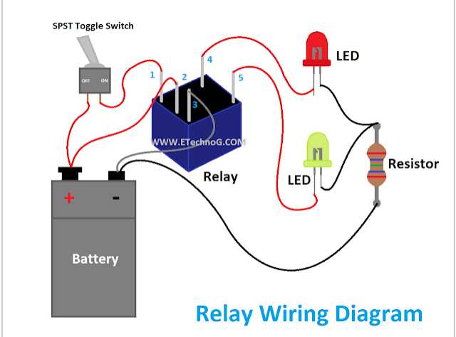 12v relay wiring diagram 5 pin
