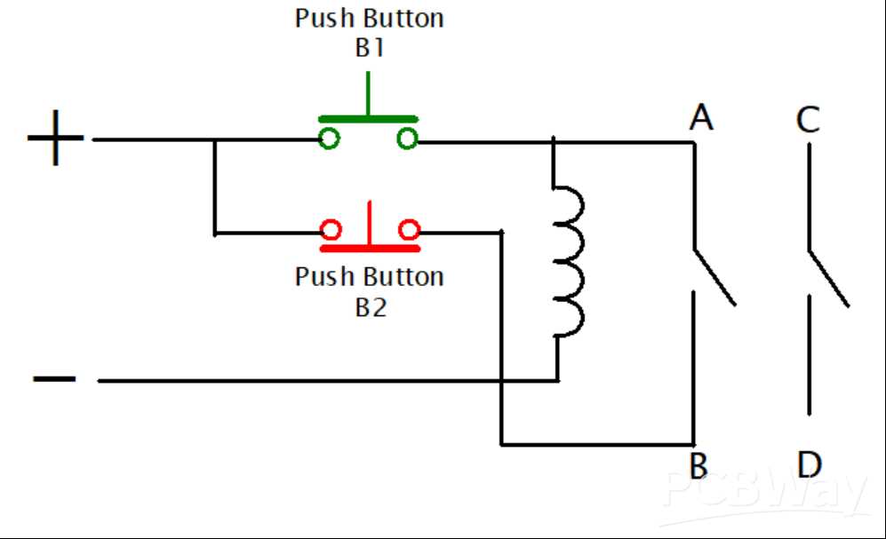 basic relay circuit diagram