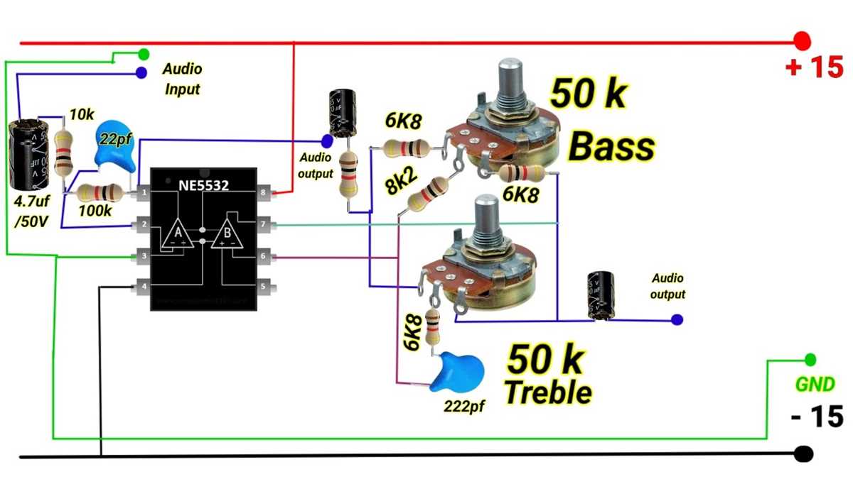 bass preamp circuit diagram