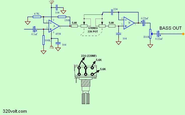 bass preamp circuit diagram