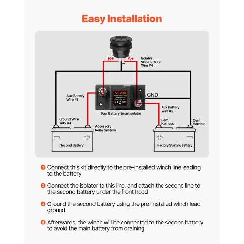 battery isolator schematic diagram