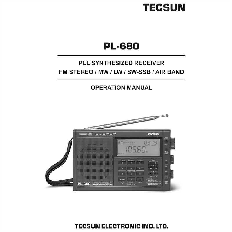 tecsun pl 600 schematic diagram