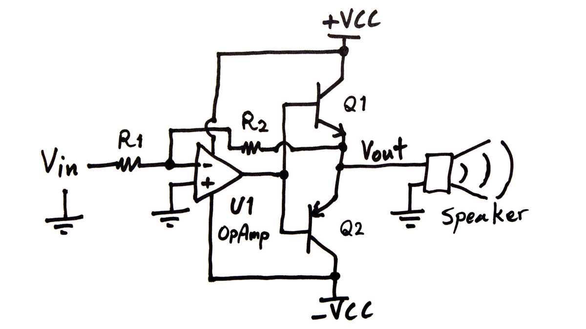 schematic diagram power amplifier subwoofer