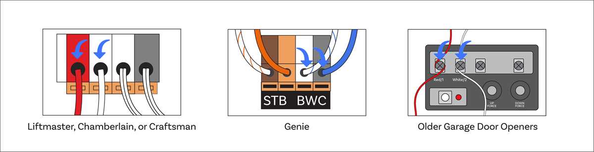 old genie garage door opener wiring diagram