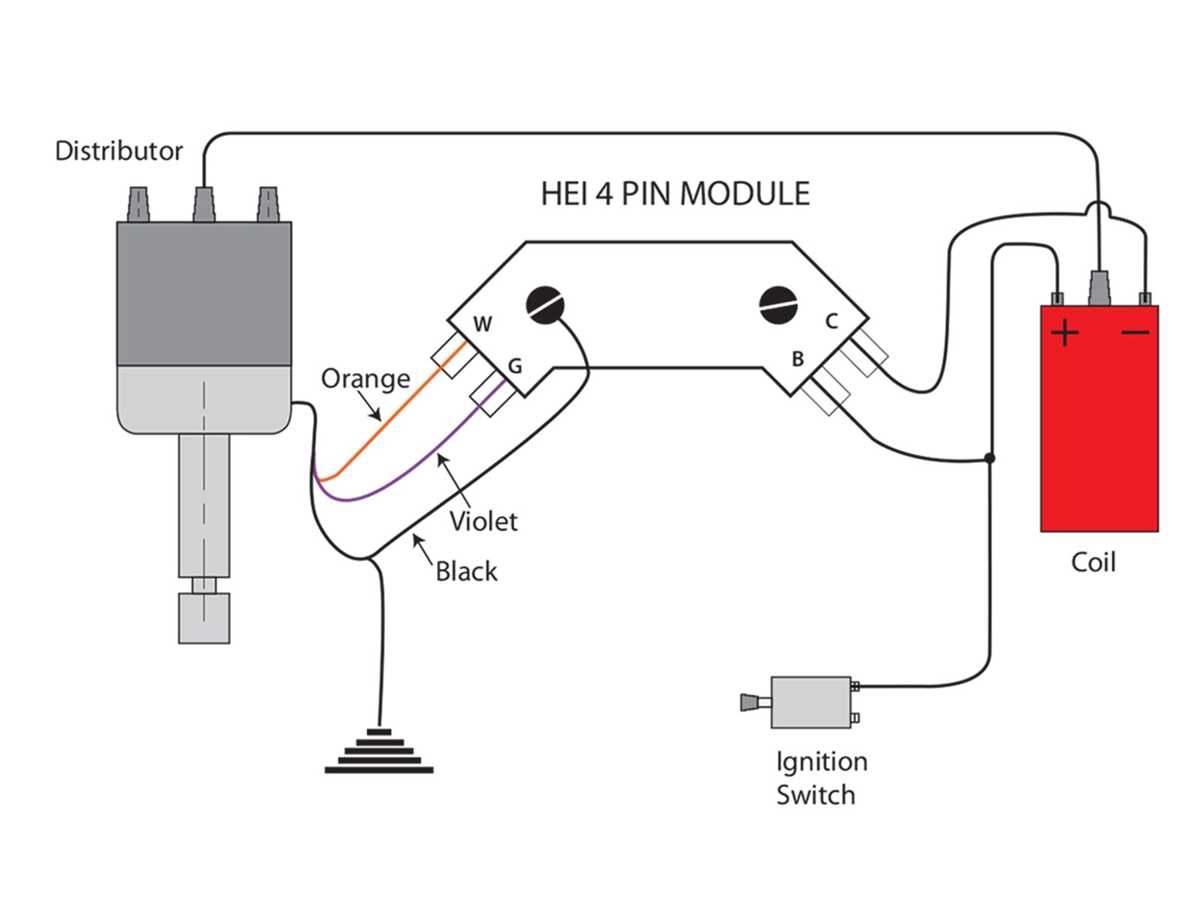 small block chevy distributor wiring diagram