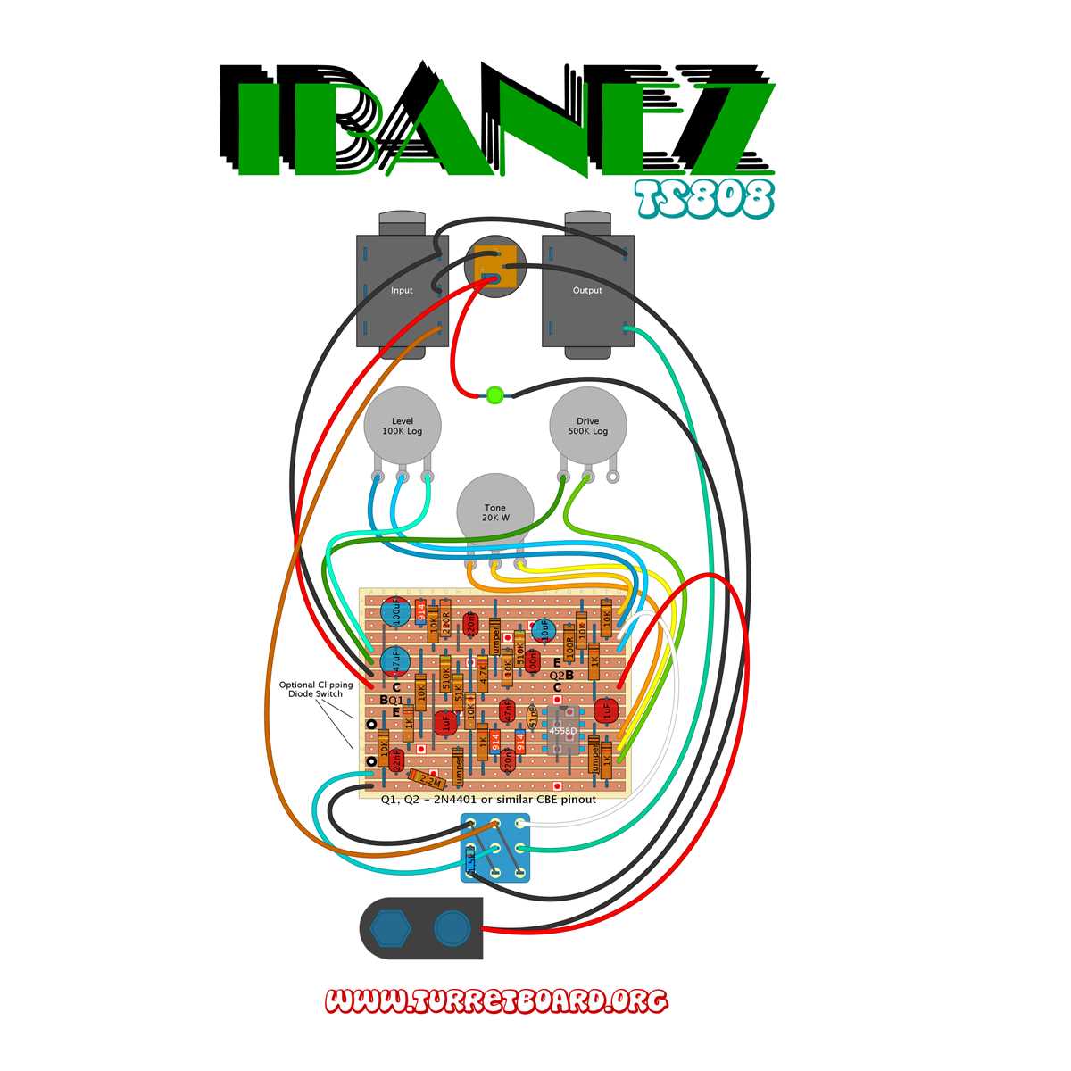 ibanez ts808 schematic diagram