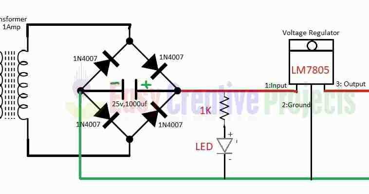mobile phone charger schematic diagram