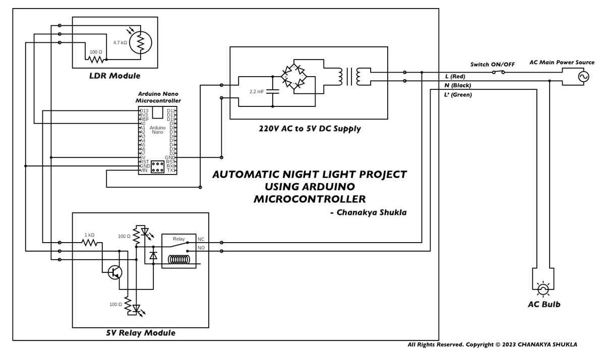 alexan night switch schematic diagram
