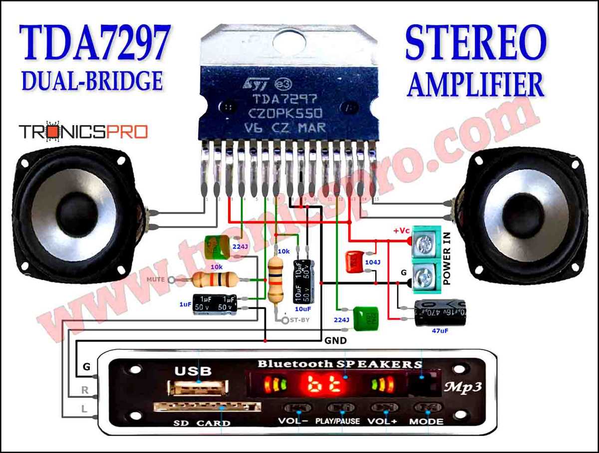 bridge amplifier circuit diagram