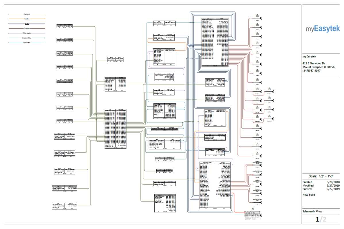 building schematic diagram