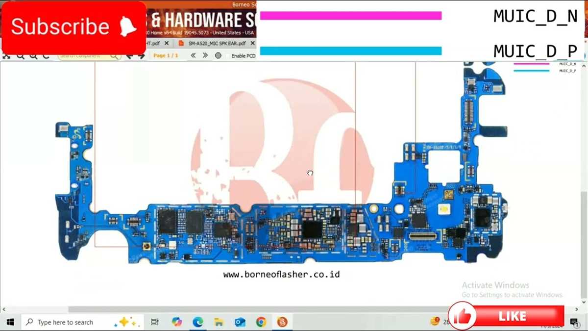 samsung a520f schematic diagram
