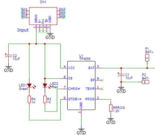 li ion charger circuit diagram