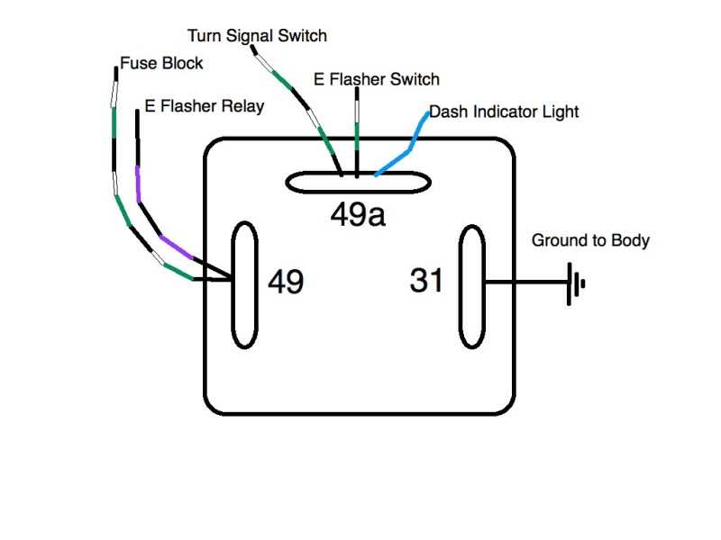flasher relay wiring diagram