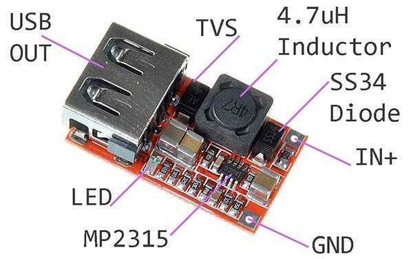 car mobile charger circuit diagram