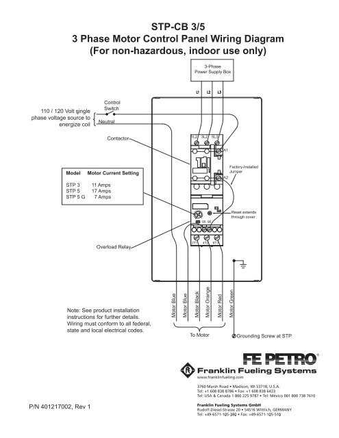 3 phase wiring motors diagrams