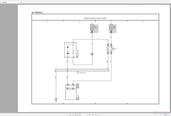 schematic diagram of a toyota corolla