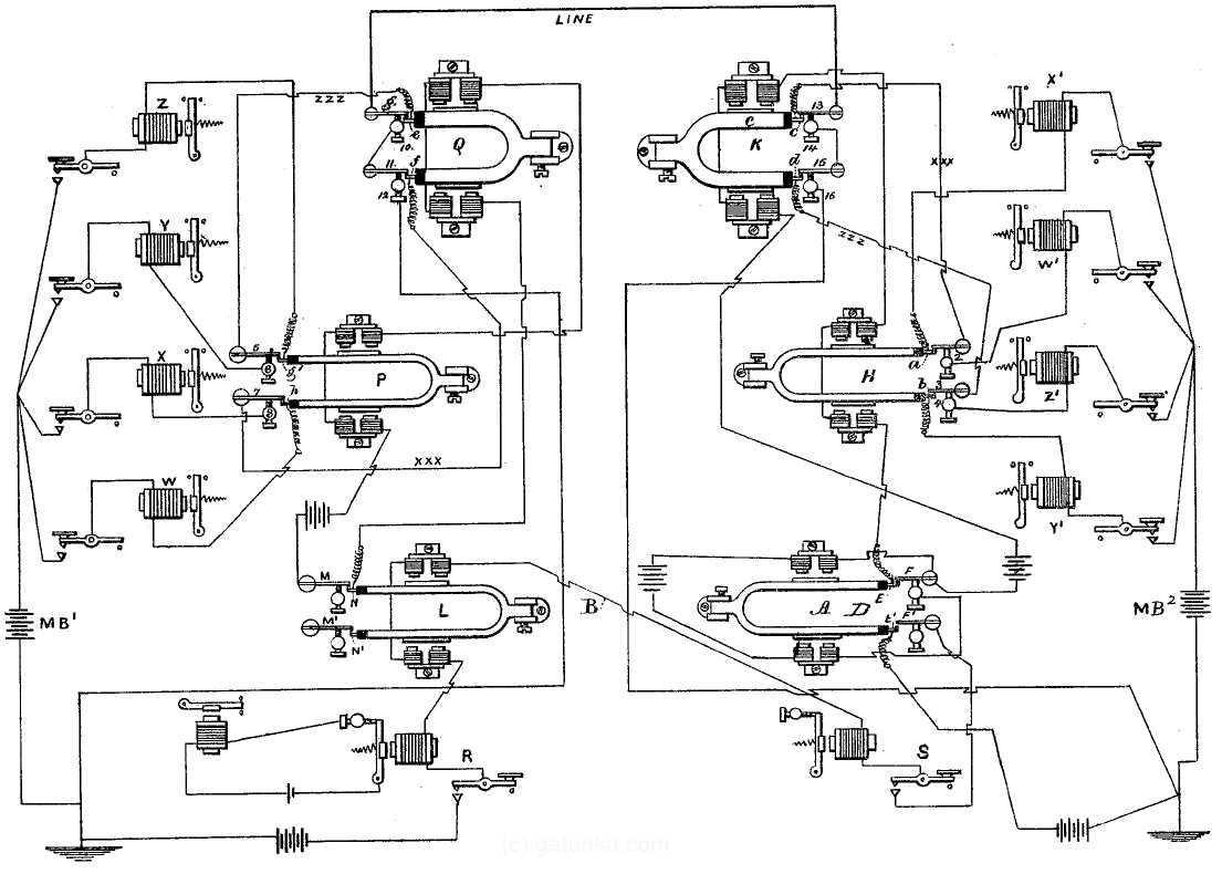 telegraph schematic diagram