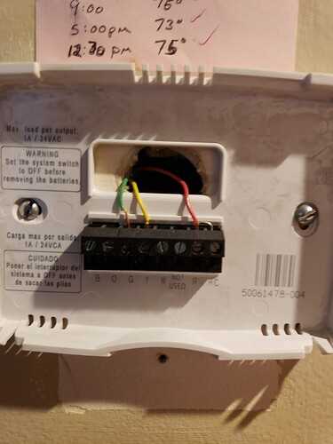 5 wire honeywell thermostat wiring diagram