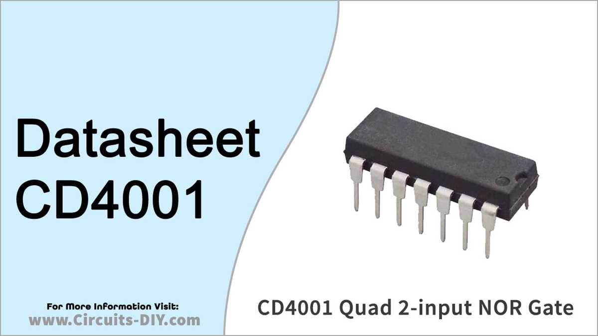 cd4001 circuit diagram