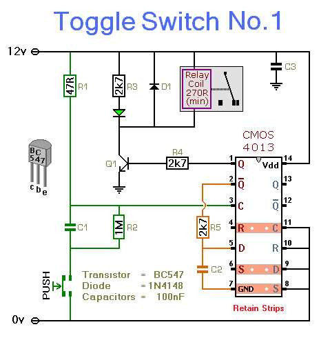 cd4013 circuit diagram