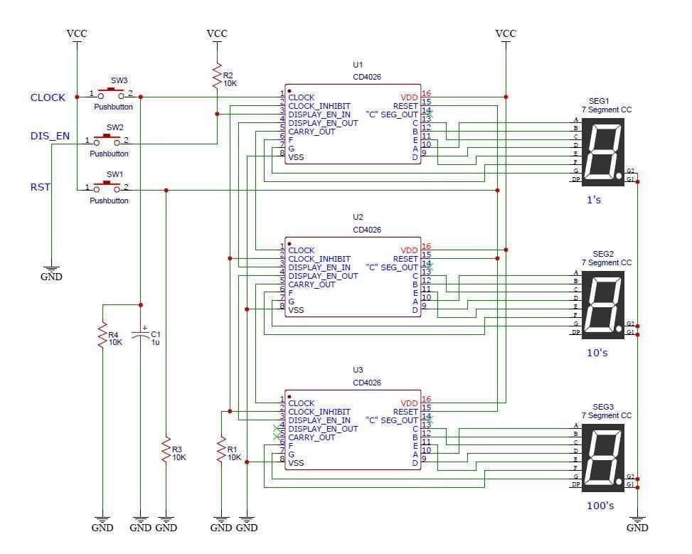 cd4026 circuit diagram
