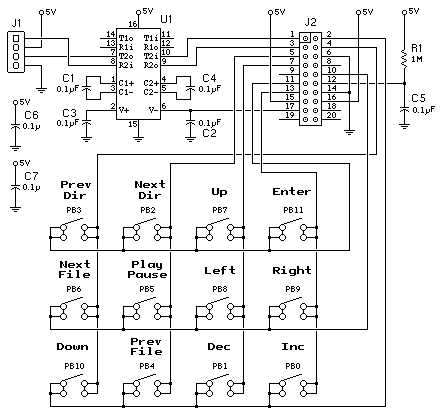 mp3 player schematic diagram