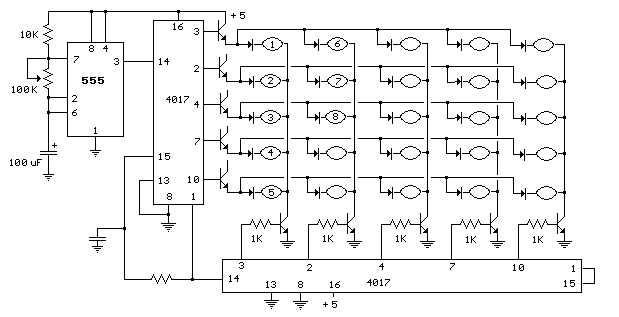christmas led lights circuit diagram