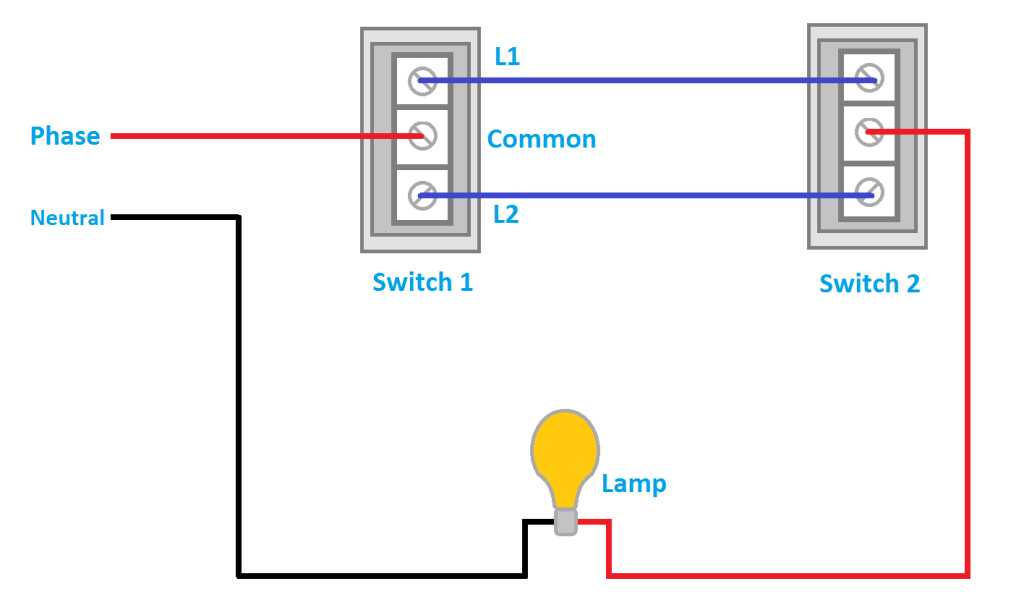circuit diagram 2 way switch