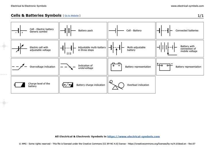 circuit diagram battery symbol