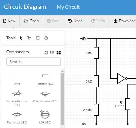 circuit diagram designer online