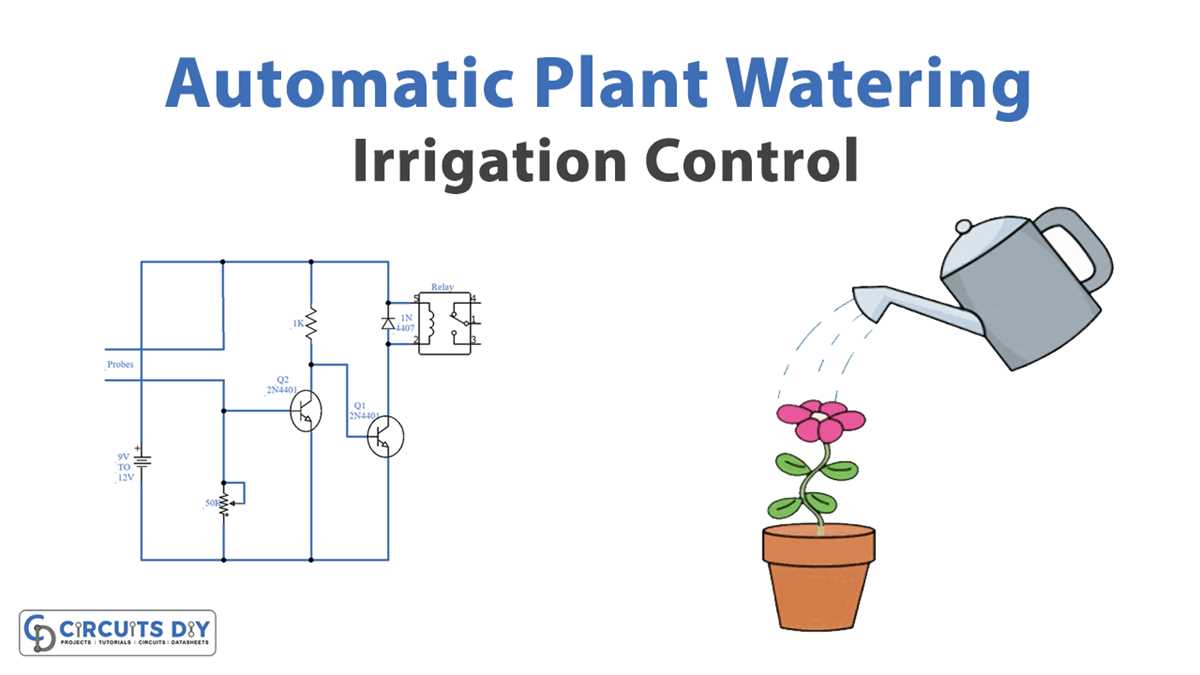 circuit diagram for automatic plant watering system