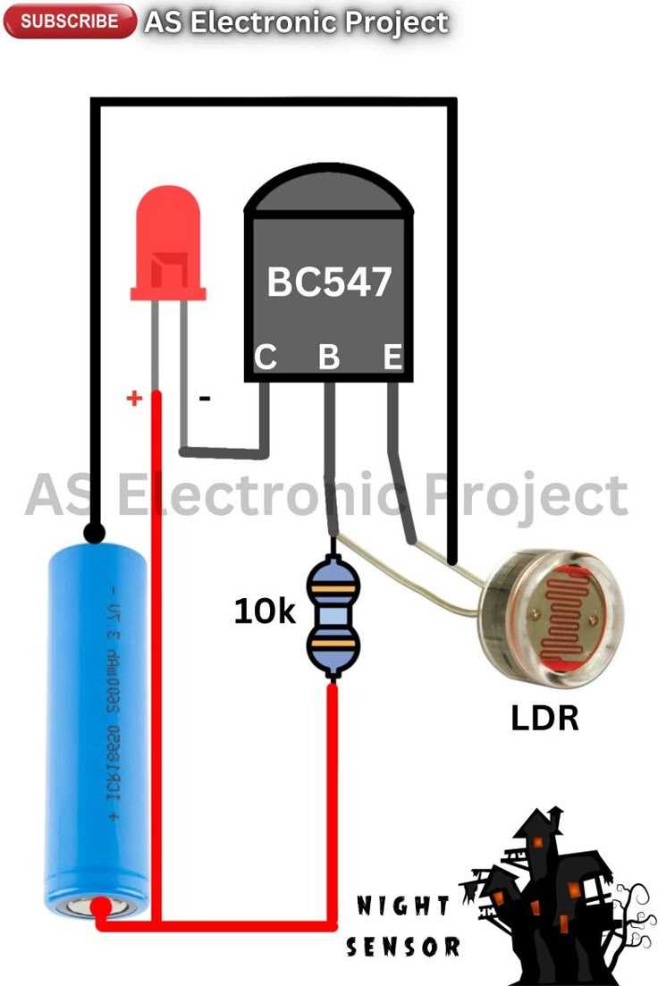 circuit diagram of ldr circuit