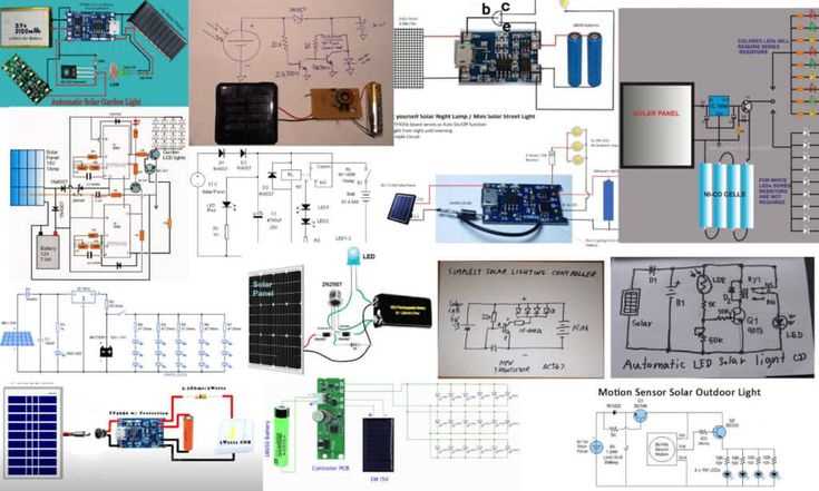 circuit diagram of solar lantern schematic
