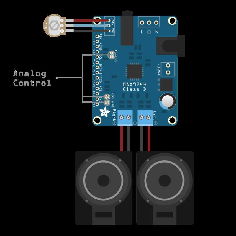 circuit diagram of speaker system