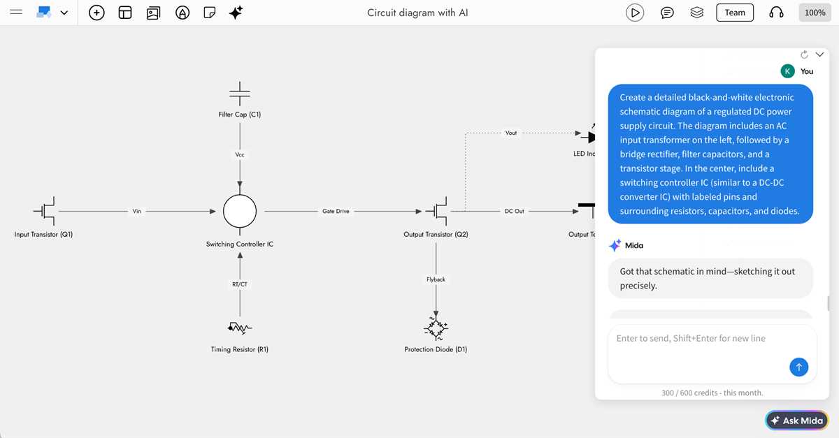 circuitt schematic block diagram creator
