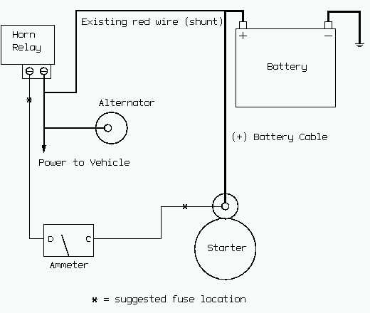 1966 mustang alternator wiring diagram