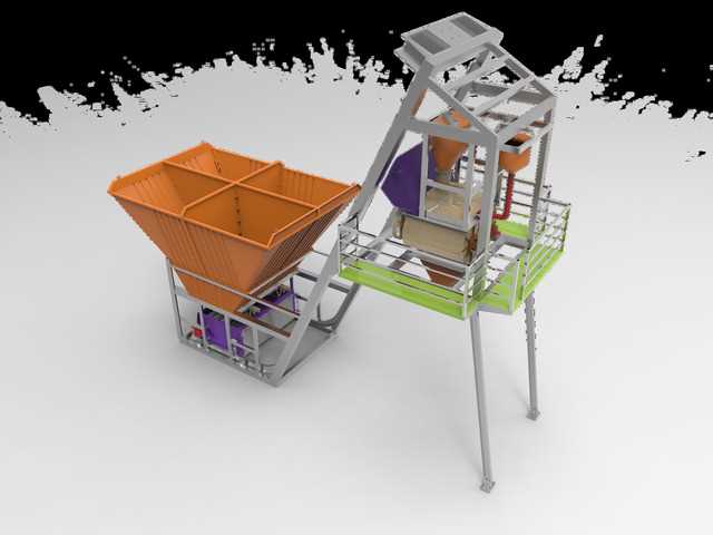 concrete batching plant schematic diagram