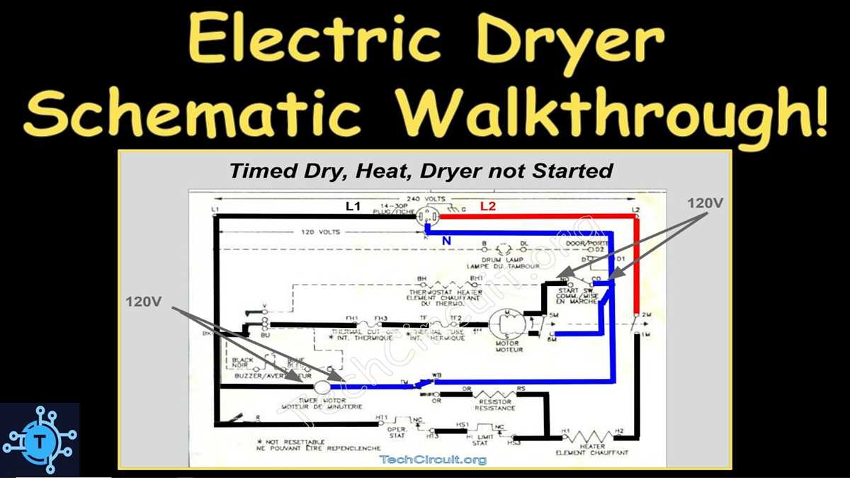 clothes dryer schematic diagram