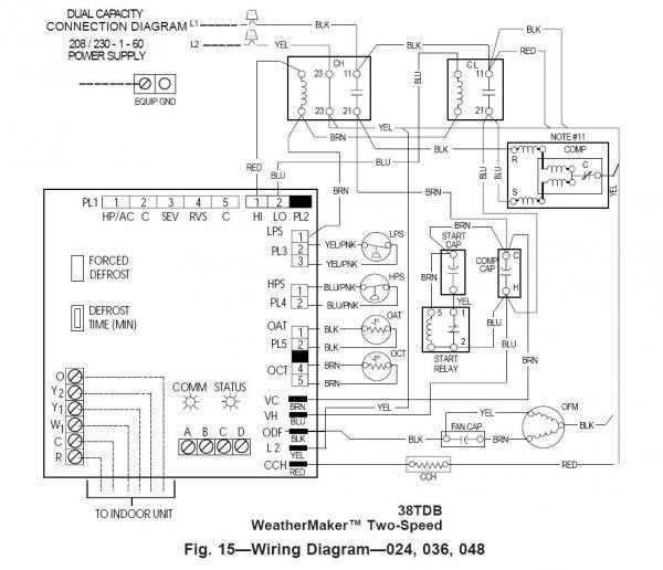 dual start capacitor wiring diagram