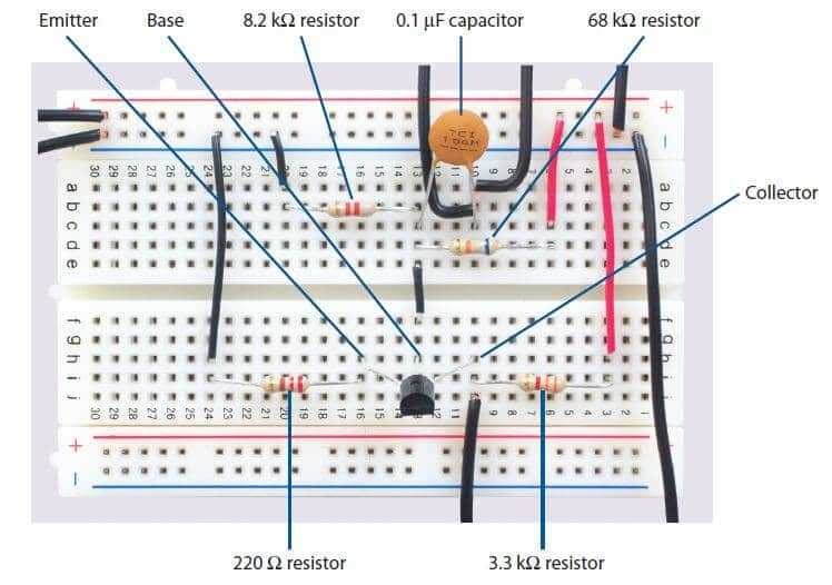 common emitter circuit diagram