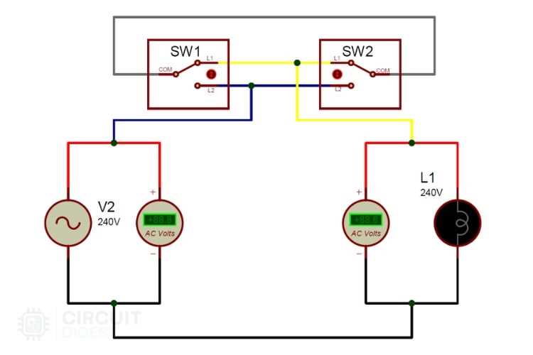corridor wiring circuit diagram