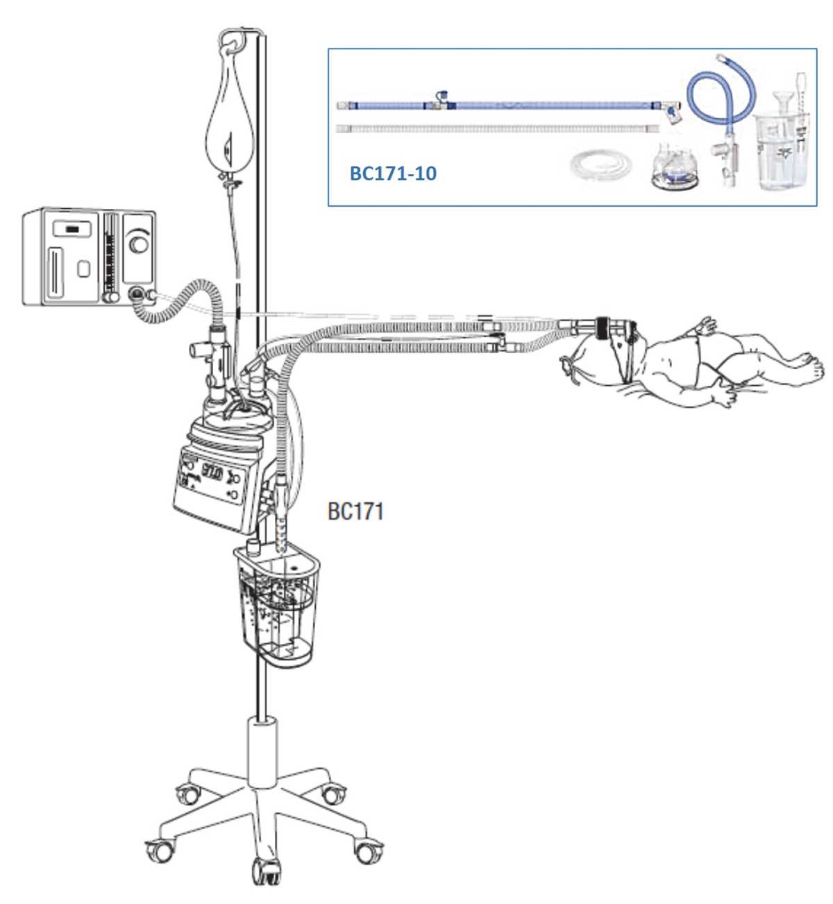 cpap circuit diagram