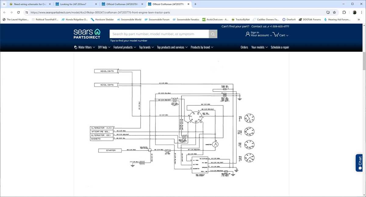 craftsman lt1000 wiring diagram