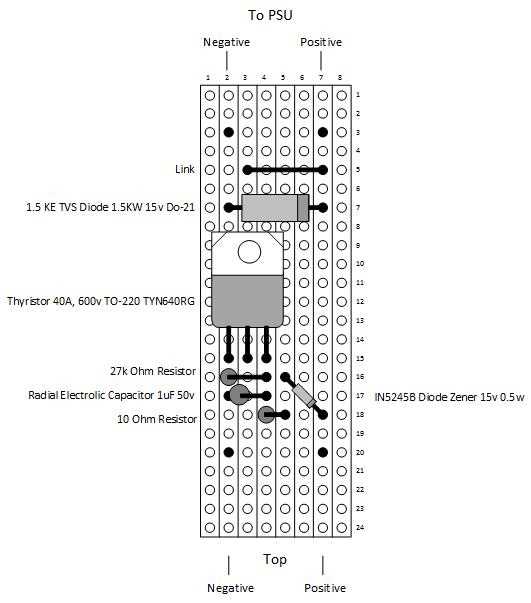 crowbar protection circuit diagram