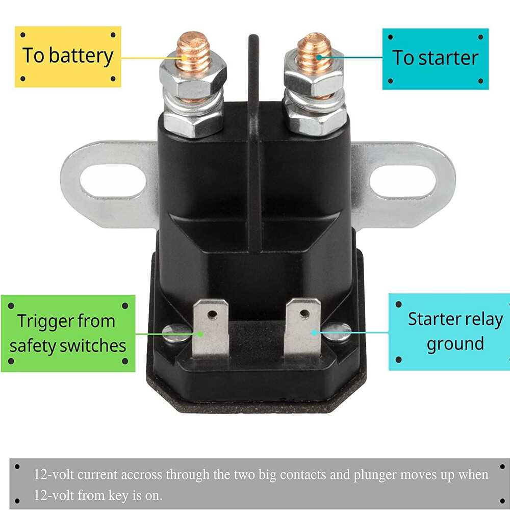cub cadet starter solenoid wiring diagram