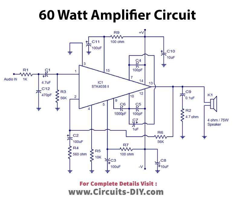 stk2028 circuit diagram