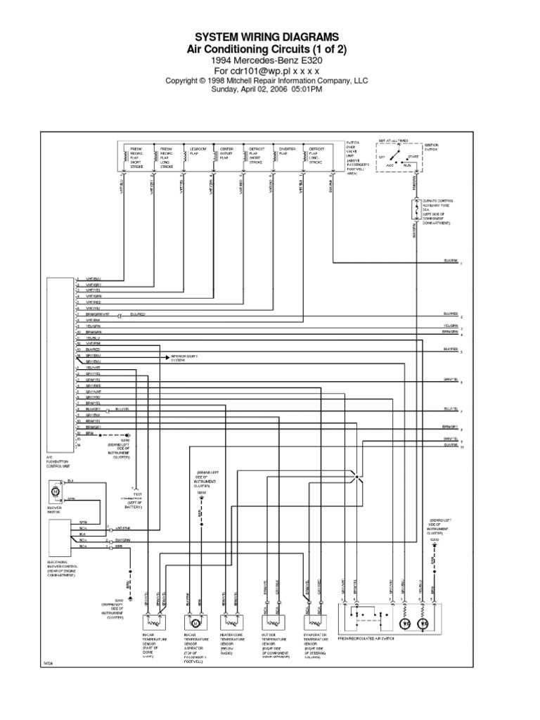 2001 mercedes e320 radio wiring diagram