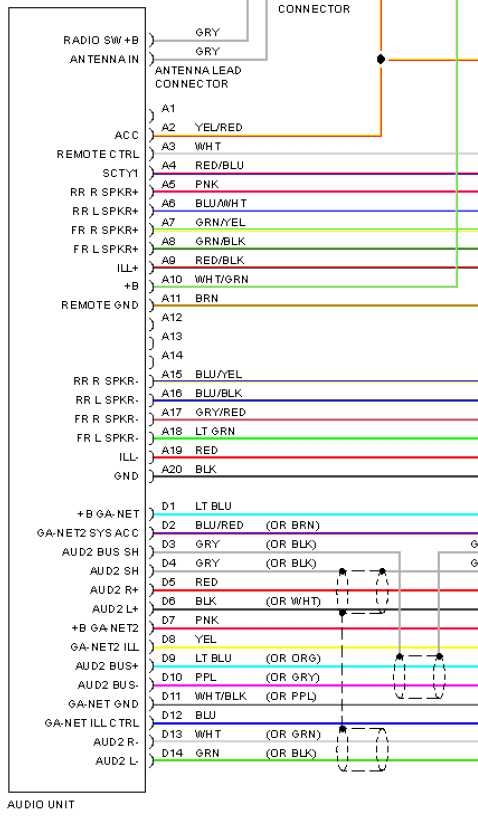 2006 honda civic si radio wiring diagram