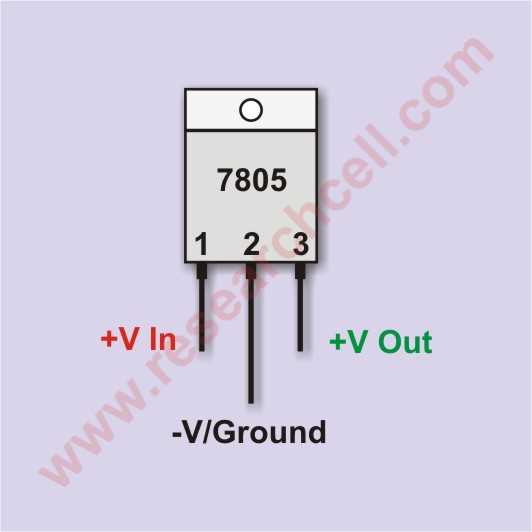 7805 regulator circuit diagram