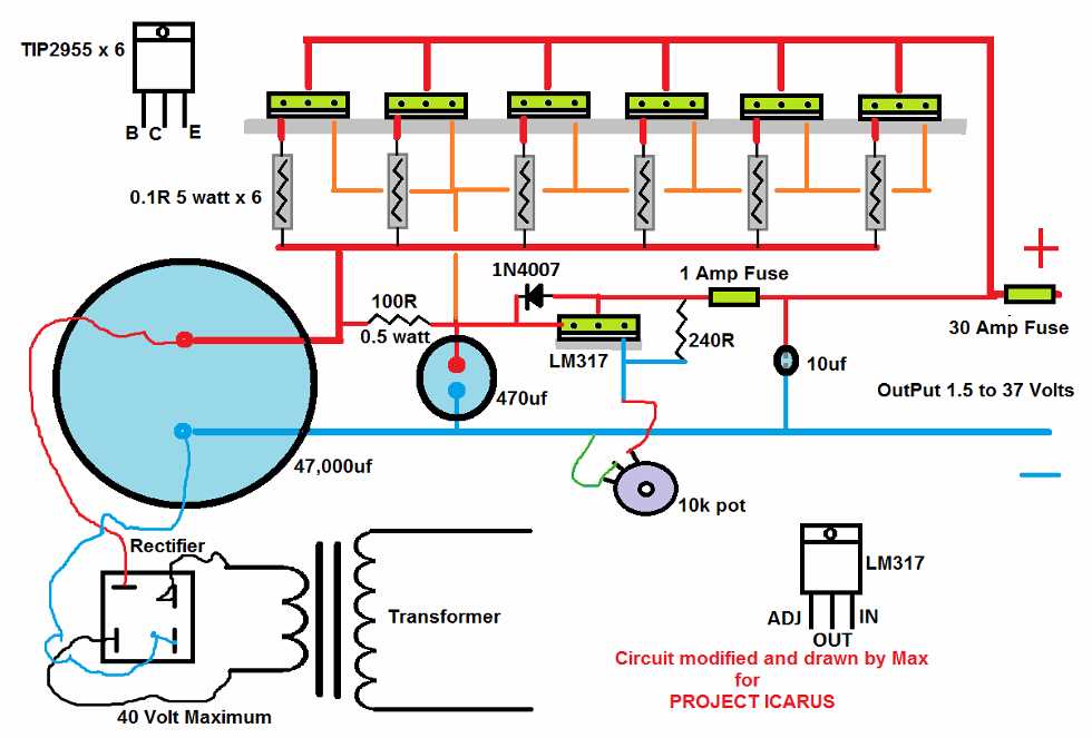 dc voltage amplifier circuit diagram
